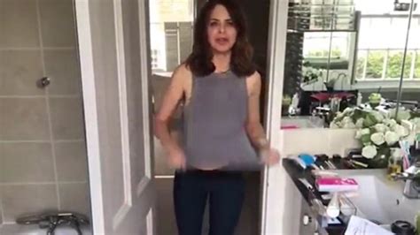 trinny woodall boobs|Trinny Woodall accidentally flashes breast during video blog